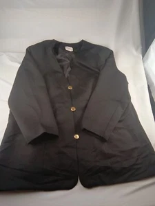 Women's Roamans Black Blazer Size 2XL - Picture 1 of 3
