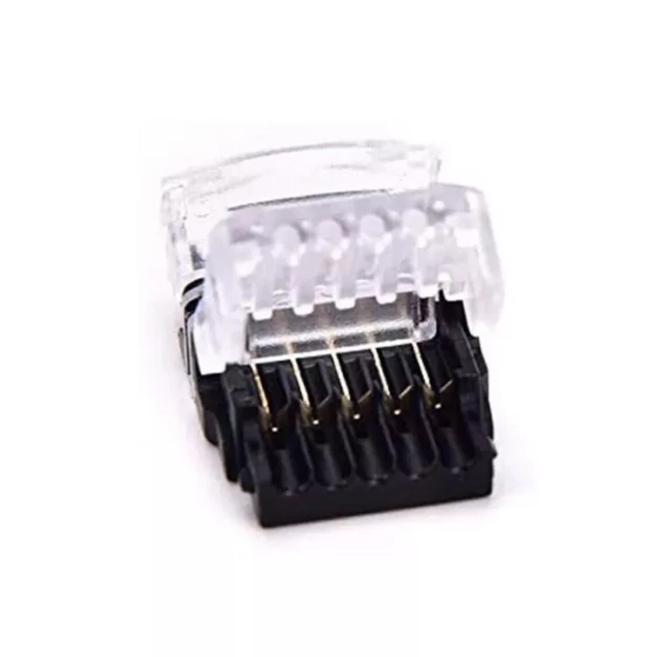 50 x 5PIN 12mm RGBW RGBWW Hippo Connector LED Strip to Wire Terminal Unsoldered - Image 1 of 2