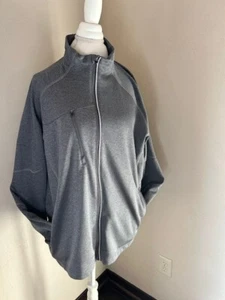 Audi Gray Mens XL Lightweight Polyester Full Zip Jacket - Picture 1 of 8