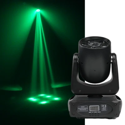 Night Club 150W Pattern LED Beam Moving Head Spot Light Rotation Gobo DJ Lights - Image 1 of 4