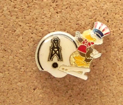 Houston Oilers Sam Eagle pin NFL olympic mascot 1984 - Image 1 of 4