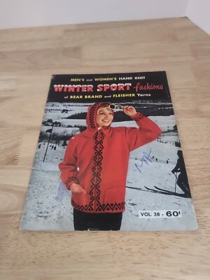 Bear & Fleisher Yarns Men's & Women's HAND KNIT WINTER SPORT FASHIONS Patterns - Image 1 of 4