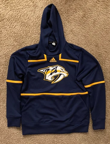 NHL Adidas Nashville Predators Pullover Hoodie Adult Large Cover