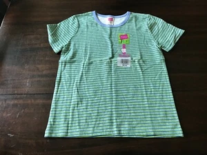 Girl's Size Large Hanes Green and Blue T-Shirt - Picture 1 of 3