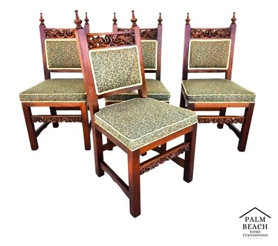 Sillas de comedor italianas antiguas renacimiento toscano Foto 1 de 4