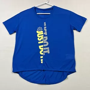 Nike Breathe Icon Lightweight Running Gym Training T Shirt Women's Large L - Picture 1 of 11
