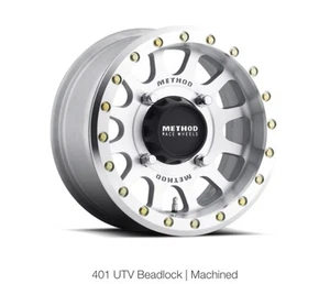 Method 401 Beadlock Machine Face Finish ATV/UTV RZR Wheel 14x7 4/156 - (5+2) - Bild 1 von 1