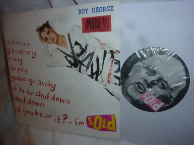 Boy George, Sold, Are you Too Afraid ? UK Virgin Boy 102, Single, 7" 1987 - Bild 1 von 2