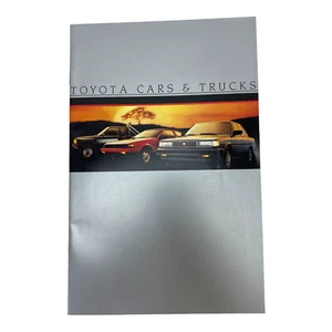 Vintage 1984-1985 Toyota Cars & Trucks Sales Brochure~ SUPRA, COROLLA, CELICA - Picture 1 of 7