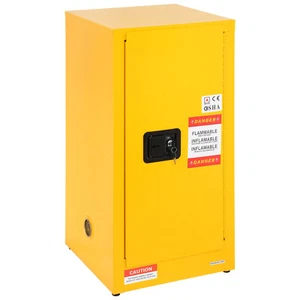 Flammable Safety Cabinet Liquid Storage 16 Gal 18.1x18.1x35.4 in Cabinet - Picture 1 of 13