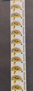 ISRAEL KLUSSENDORF ATM 1994 CHRISTMAS BLANK STRIP OF 10 MNH. - Picture 1 of 1