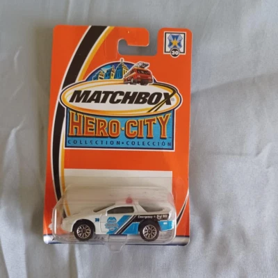 Matchbox 1/64 Diecast #30 Hero City White Chevrolet Camaro Z-28 Police - Image 1 of 2