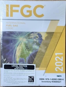 IFGC 2021, International Fuel Gas Code 2021 Paperback by ICC - Picture 1 of 4