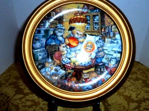 Framed Gold Medal Flour 115th Anniversary Plate - Picture 1 of 2