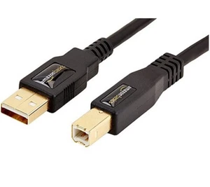 Cable de impresora Amazon Basics USB 2.0. Cable A-Macho a B-Macho, 6 pies (1,8 M) - Imagen 1 de 11