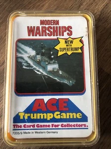 Ace Top Trumps Modern Warships complete vintage Card Game Military Ships - Picture 1 of 2