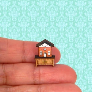 1/144 Scale Dollhouse Miniature Dollhouse on Table Furniture So Tiny!!! - Picture 1 of 5