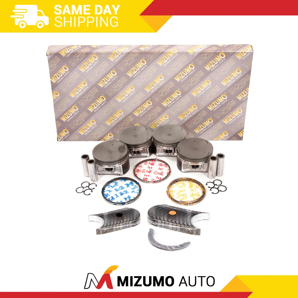 全垫圈套装活塞轴承适合 02-06 日产 Altima Sentra 2.5L QR25DE — 第 1/4 张图片