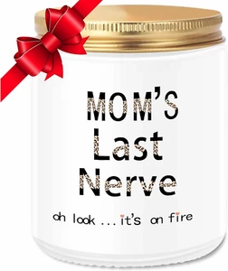 Lavender Scented Mom'S Last Nerve Candle Gift for Mothers Day- Birthday Mother'S - Picture 1 of 12