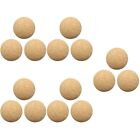  15 Pcs Foosball Accessory Portable Mini Balls Accessories Soccer Wooden