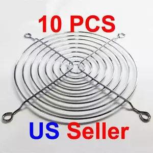 10 piezas 120 mm Ventilador de metal cromado para computadora PC Parrilla Montaje Protección para dedos - Imagen 1 de 1