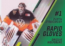 2020-21 German DEL Rapid Gloves #14 Dustin Strahlmeier