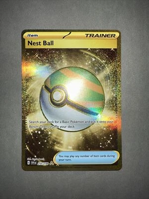 Pokémon TCG Nest Ball Scarlet & Violet Base Set 255/198 Holo Hyper Rare - Image 1 of 4