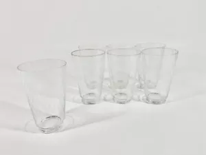 7x Kosta Boda Vicke Lindstrand Sickan Crystal Beer Grog Glasses - Picture 1 of 10
