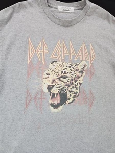 DEF LEPPARD DAYDREAMER FREE PEOPLE DISTRESSED band Music Tour LARGE XL T-SHIRT - Picture 1 of 11