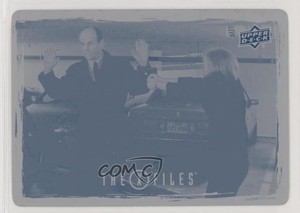 2019 Upper Deck X-Files: UFOs and Aliens SP Printing Plate Cyan 1/1 #136 0c3
