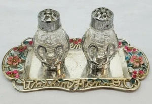VINTAGE ~ Washington DC Souvenir Salz & Pfefferstreuer mit Tablett - Made in Japan - Bild 1 von 12
