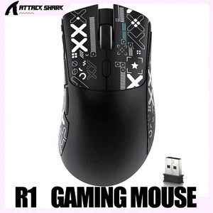 ATTACK SHARK R1 59g SUPERLIGHT Gaming Mouse PixArt PAW3311BT/2.4G Wireless/Wired - Picture 1 of 69