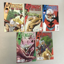 Avengers The Origin 1-5 Complete Set 1 2 3 4 5 Marvel Comics 2010