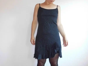 KLEID  SPAGHETTITRÄGER  VINTAGE  ROCKABILLY  CHIC   SEHR SEXY      - Bild 1 von 2