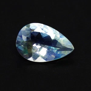 0.98 Ct Pear Joyful Top Grade (8 x 6 mm) 100% Natural Faceted Rainbow Moonstone - Picture 1 of 7