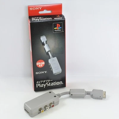 PS1 Official AV ADAPTOR SCPH-1160 Boxed SONY for Playstation SCPH-5500 6022 - Image 1 of 4