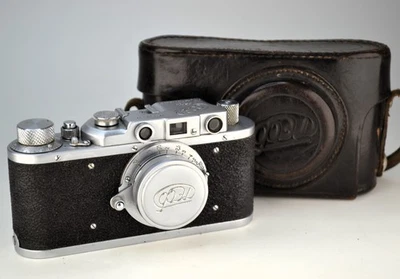 TOTALMENTE REPARADO! CÂMERA RF URSS "FED-1 DZERZHINSKIY" + LENTE FED M39 f3.5/50 - Imagem 1 de 4