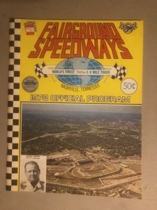Fairground Speedways 1973 racing program - Nashville - driver photos records etc - Picture 1 of 11