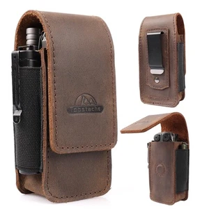 Multitool Sheath for Men - Belt Leather Multitool Holster - EDC Belt Organize... - Picture 1 of 5