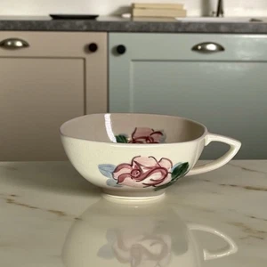 Vintage Red Wing Pottery Lexington Rose Tea Cup Individual Hand Painted Pottery - Picture 1 of 12