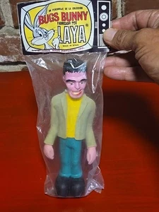 60er Jahre Bootleg Herman Munster Ersatz Quietschspielzeug versiegelt in Originalverpackung. - Bild 1 von 13