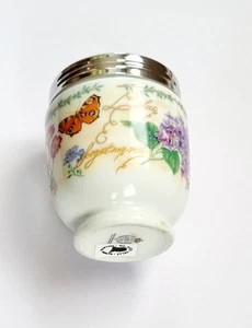 VINTAGE ROYAL WORCESTER EGG CODDLER BLUMENDESIGN TOP ZUSTAND  - Bild 1 von 6