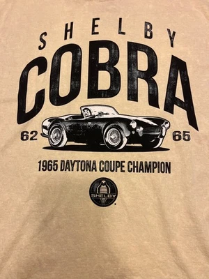 Camiseta Shelby Cobra 1965 Daytona Coupe Champion masculina XL clássica - Imagem 1 de 4