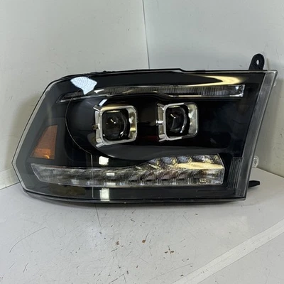 NEW- 2009–2018 Dodge Ram 1500–3500 Black  Right Side  Headlights * non OEM - Image 1 of 4