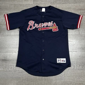 Vintage Atlanta Braves Baseball Trikot Gary Sheffield MLB Majestic USA Made Gr. L - Bild 1 von 8