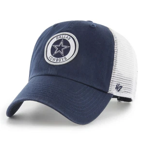 Dallas Cowboys '47 Brand Blue Highline Trawler Clean Up Trucker Dad Hat - Picture 1 of 2