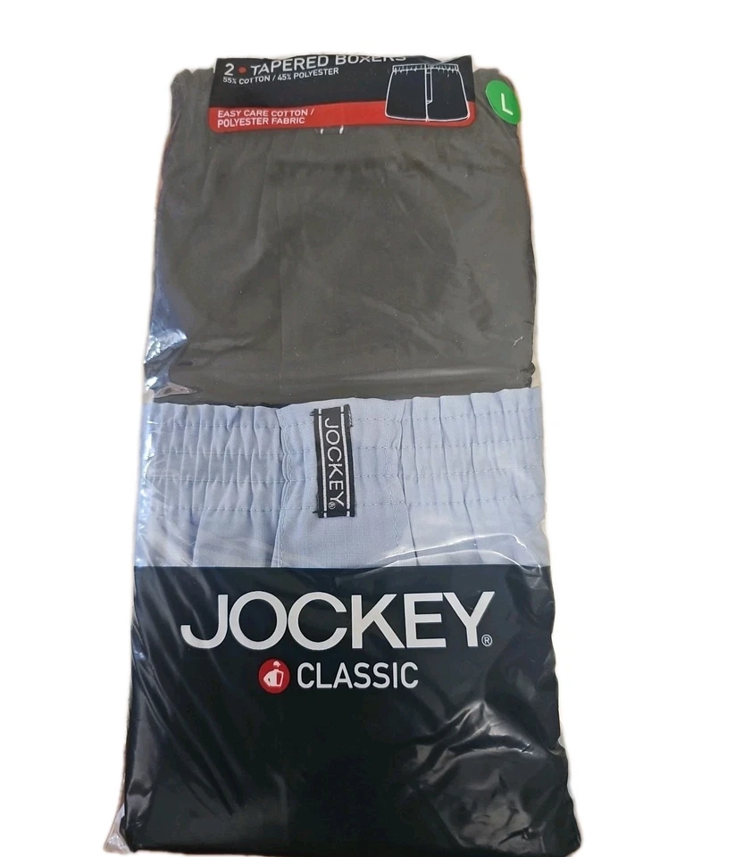 Vintage Jockey Tapered Boxers 2 Pk Large 36-38 Mens NOS - Image 1 of 3