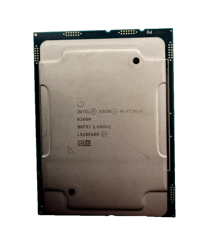 Intel Xeon Platinum 8260M | LGA3647 | 2.40GHz | 24 Core Server CPU | SRF9J - Image 1 of 1
