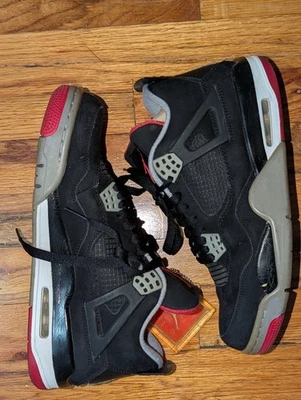 Nike Air Jordan Bred 4 2012 men size 9 - Image 1 of 4