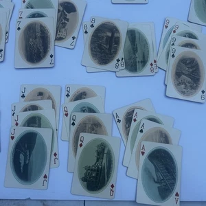 Antique 1900’s  Among The White Mountains  Souvenir Playing Cards Portland Maine - Picture 1 of 16